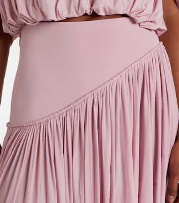 Alchemy asymmetric jersey maxi skirt | Zimmermann