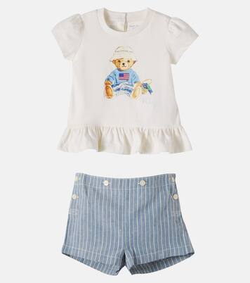 Bebé - set de top y shorts de algodón | Polo Ralph Lauren Kids