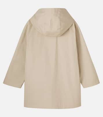Hooded cotton trench coat | Konges Sløjd