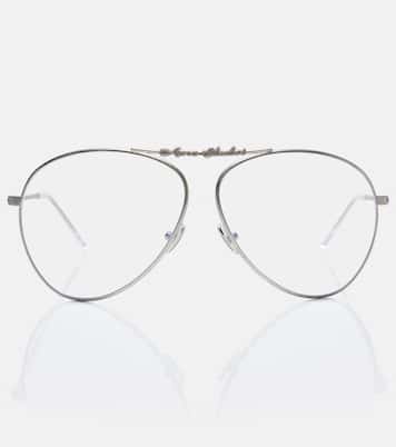 Logo aviator glasses | Acne Studios