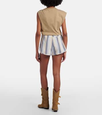 Melinea striped cotton shorts | Isabel Marant