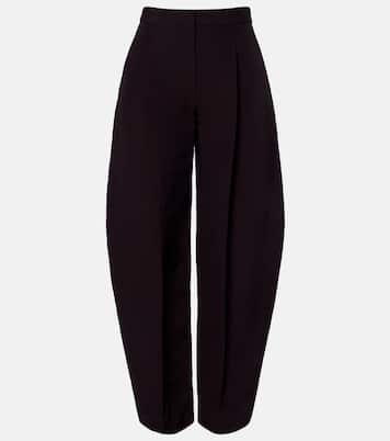 Poplin barrel-leg pants | Alaïa