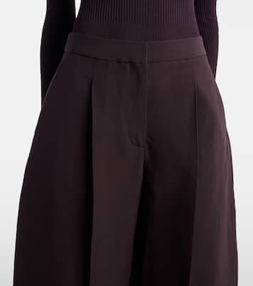 Poplin barrel-leg pants | Alaïa