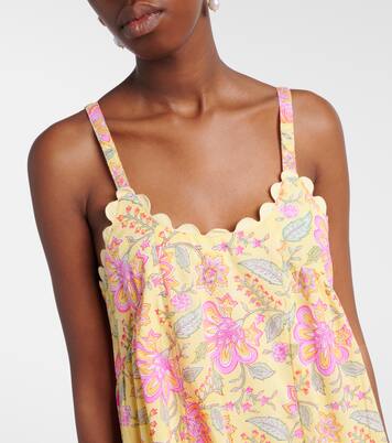 Abito midi in cotone con stampa floreale | Juliet Dunn