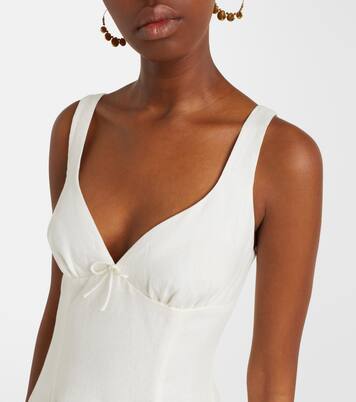 Vestido midi Adalee de lino | Faithfull