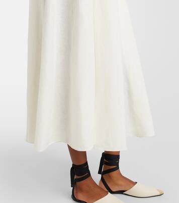 Vestido midi Adalee de lino | Faithfull