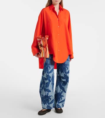 Paula's Ibiza cotton poplin shirt | Loewe