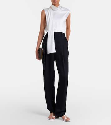 Livia Intrecciato leather thong sandals | Bottega Veneta
