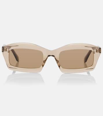 Eckige Sonnenbrille Lettering Logo | Alaïa