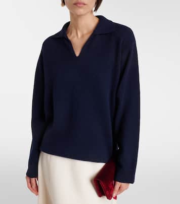 Oversized cashmere polo sweater | Valentino