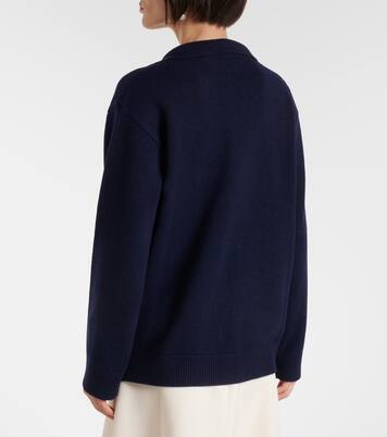 Oversized cashmere polo sweater | Valentino