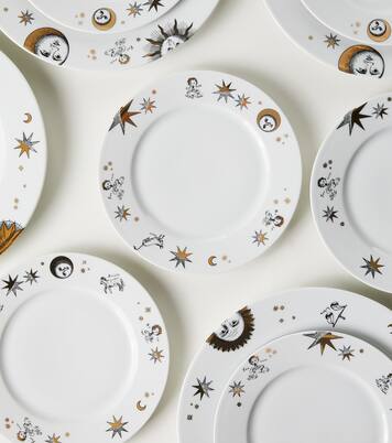 Astronomici set of 12 porcelain dessert plates | Fornasetti