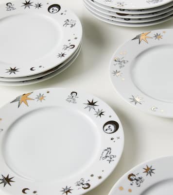 Astronomici set of 12 porcelain dessert plates | Fornasetti