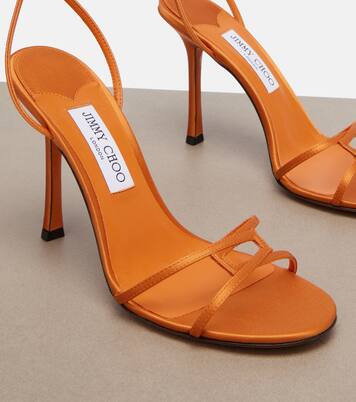 1998 Leo satin sandals | Jimmy Choo