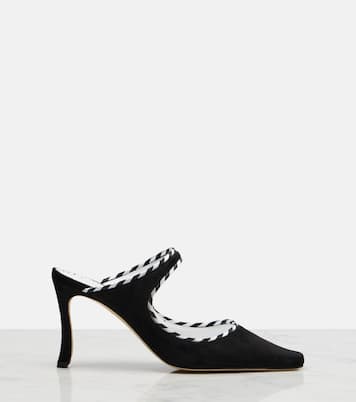 Pura suede mules | Manolo Blahnik
