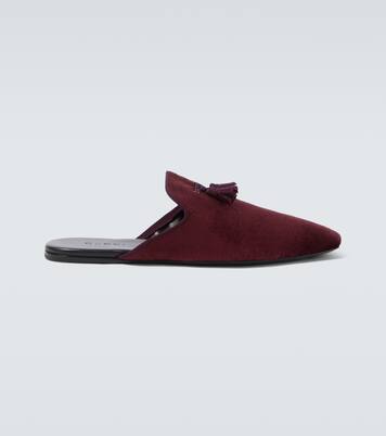 Slippers aus Samt | Gucci