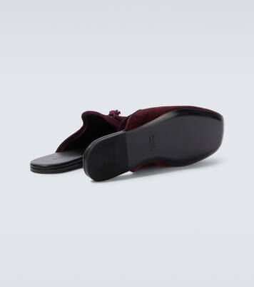 Slippers aus Samt | Gucci