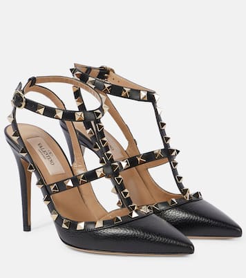 Pumps slingback Rockstud in pelle | Valentino Garavani