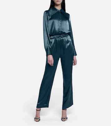 Oversize-Bluse aus Satin | CO