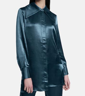 Oversize-Bluse aus Satin | CO