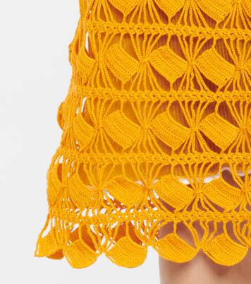 Crochet cotton midi skirt | Acne Studios