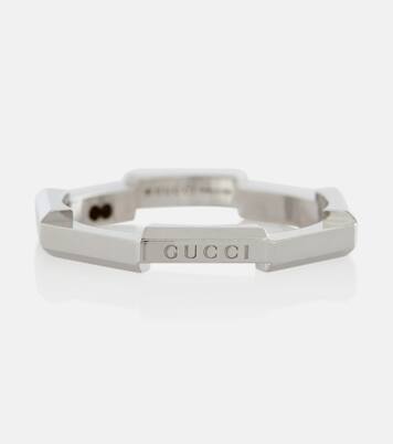 Bague Link To Love en or blanc 18 ct | Gucci