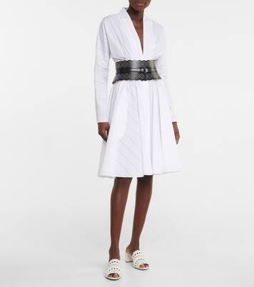 Pantoletten aus Leder | Alaïa