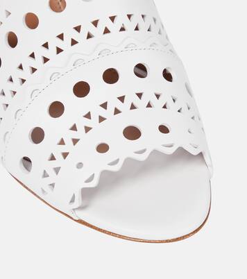 Pantoletten aus Leder | Alaïa