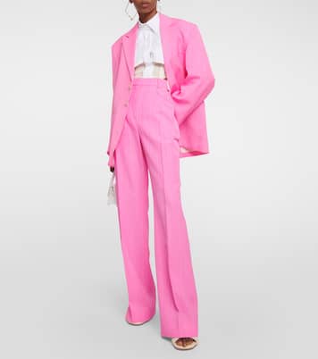 High-Rise-Hose Le Pantalon Sauge | Jacquemus