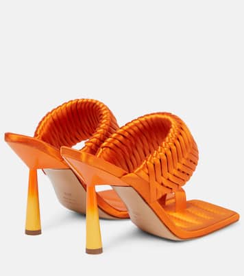 Sandalen Rosie 1 aus Satin | Gia Borghini
