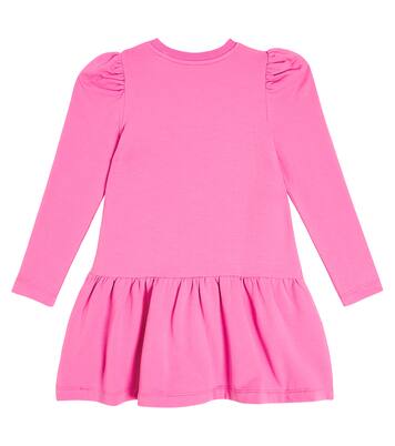 Printed cotton-blend jersey dress | Moschino Kids