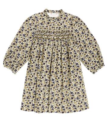 Tamsin floral corduroy dress | Bonpoint