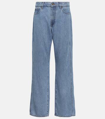 Tess high-rise straight jeans | 7 For All Mankind