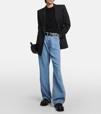 Tess high-rise straight jeans | 7 For All Mankind