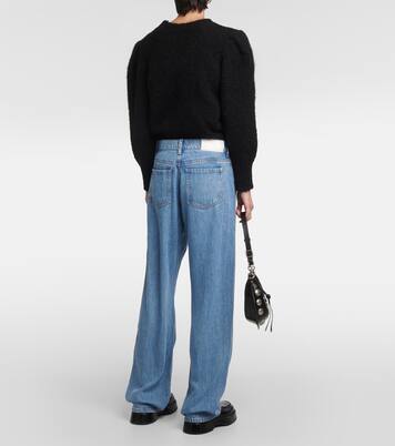 Tess high-rise straight jeans | 7 For All Mankind