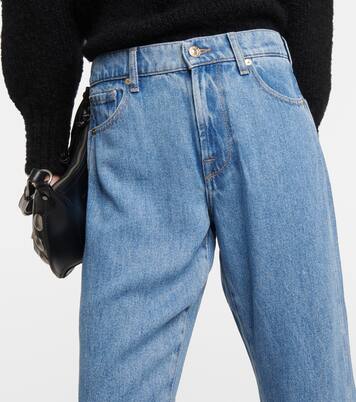 Tess high-rise straight jeans | 7 For All Mankind