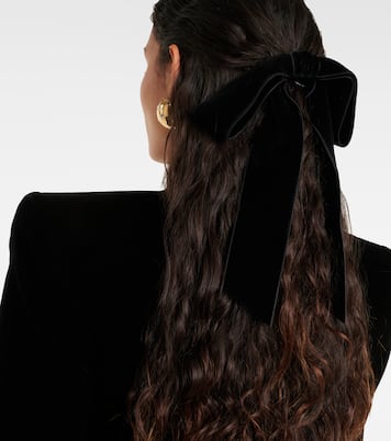 Fermacapelli Adley in velluto | Jennifer Behr