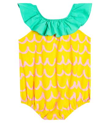 Baby printed cotton playsuit | Stella McCartney Kids