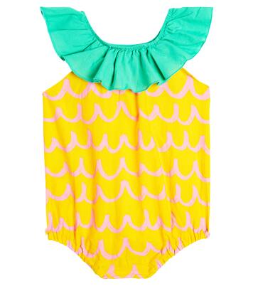 Baby printed cotton playsuit | Stella McCartney Kids