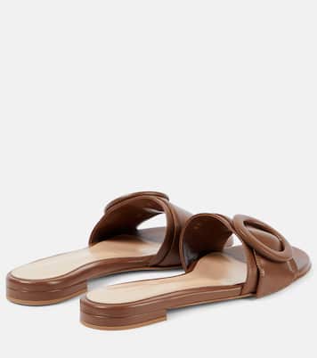 Pantoletten aus Leder | Gianvito Rossi