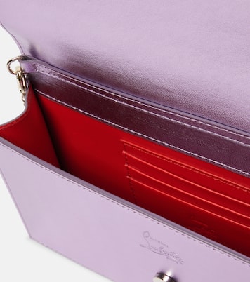 Loubi54 Small logo leather clutch | Christian Louboutin