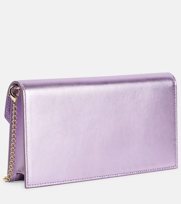 Loubi54 Small logo leather clutch | Christian Louboutin