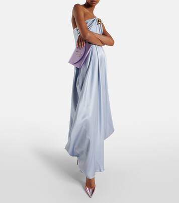 Loubi54 Small logo leather clutch | Christian Louboutin