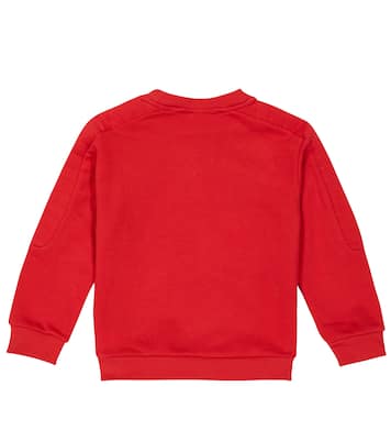 Logo cotton jersey sweatshirt | Balmain Kids