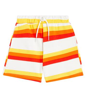 Striped cotton jersey shorts | Mini Rodini