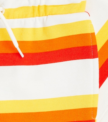 Striped cotton jersey shorts | Mini Rodini