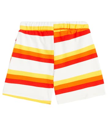 Striped cotton jersey shorts | Mini Rodini