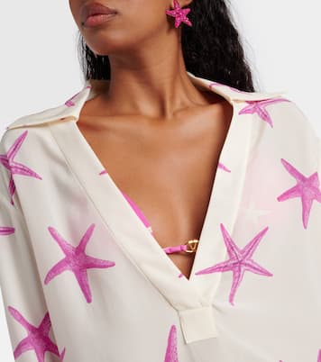 Printed silk shirt | Valentino