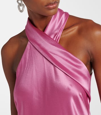 Pandora satin maxi dress | Galvan