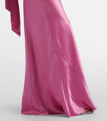 Pandora satin maxi dress | Galvan